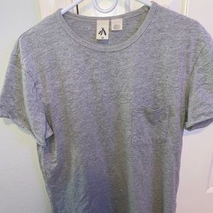 Gray pocket tee